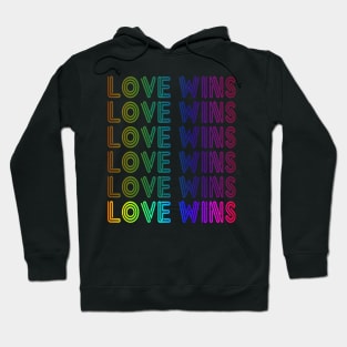 Love Wins lgbt Hoodie